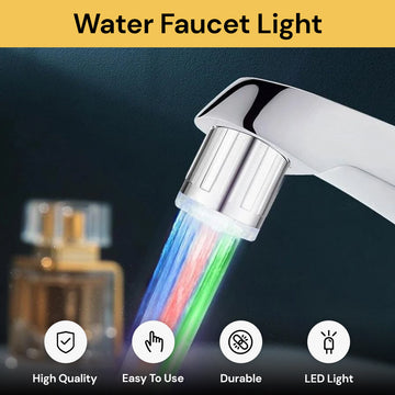 LED Water Faucet Light - Built in LED light beads