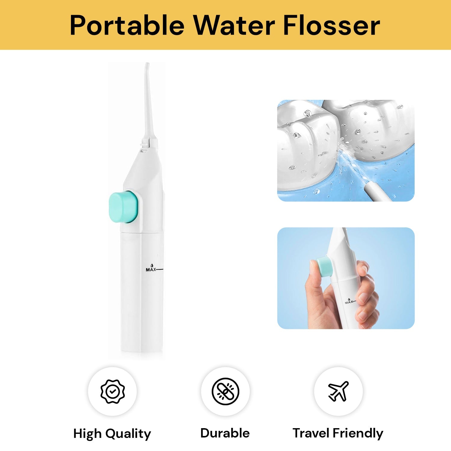 Portable Dental Water Flosser