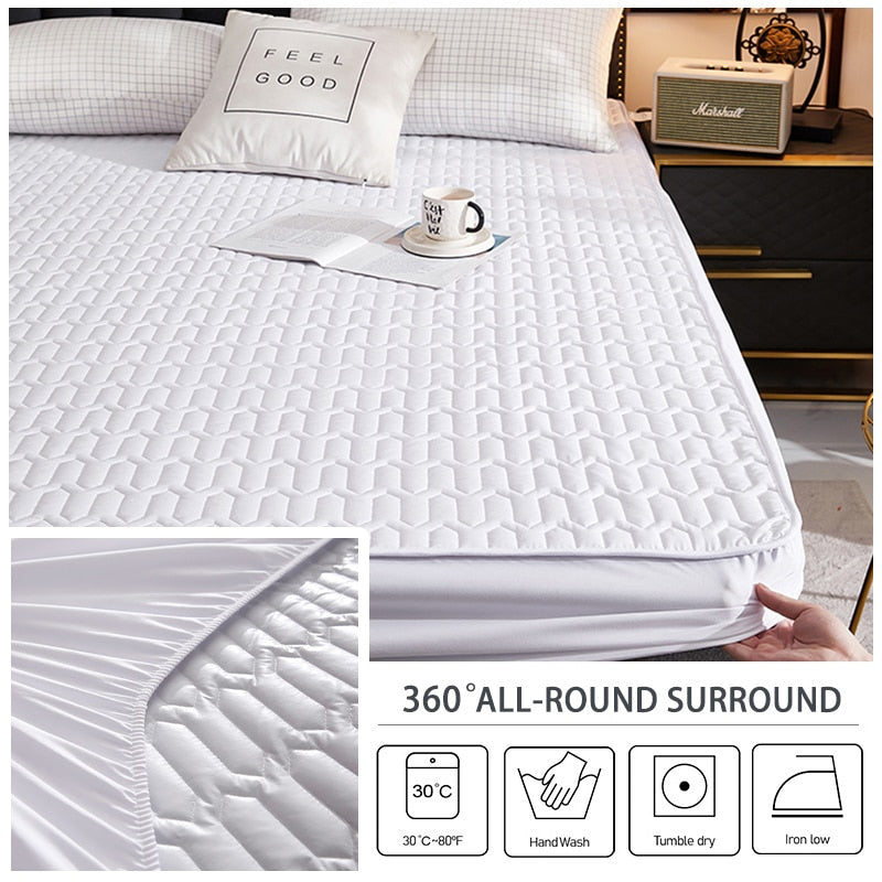 Waterproof Breathable Silky Latex Mattress Cover Prily