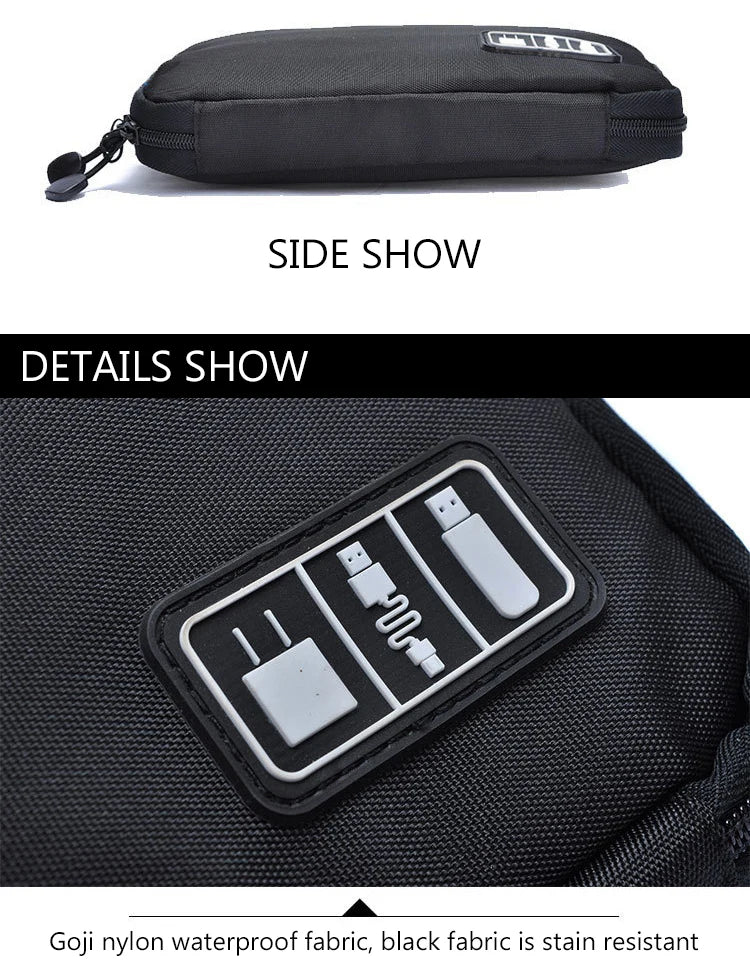 Waterproof Cable / Hard Drive versatile Organizing Storage Bag Prily