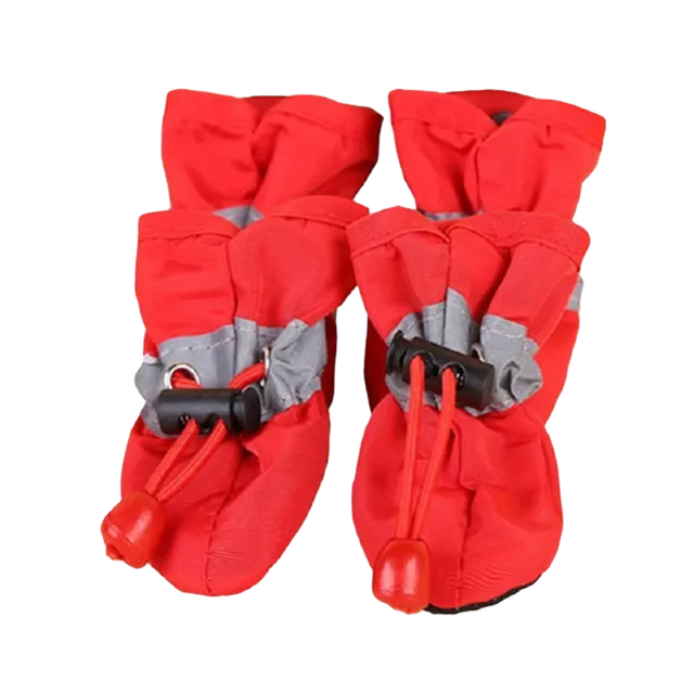 Waterproof Small Pet Anti-slip Rain Boots (4pcs) Prily