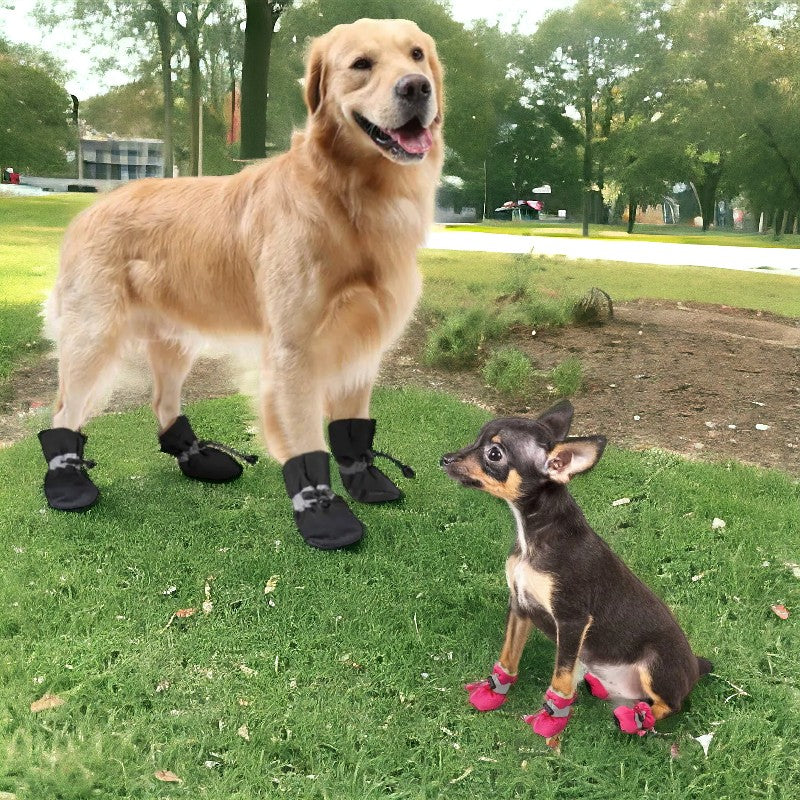 Waterproof Small Pet Anti-slip Rain Boots (4pcs) Prily