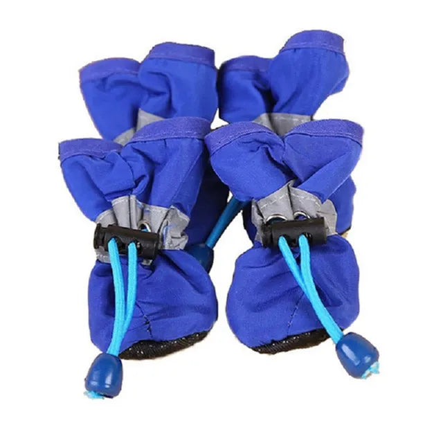 Waterproof Small Pet Anti-slip Rain Boots (4pcs) Prily