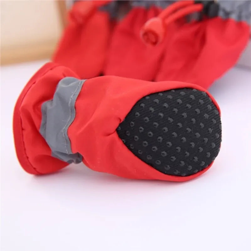 Waterproof Small Pet Anti-slip Rain Boots (4pcs) Prily