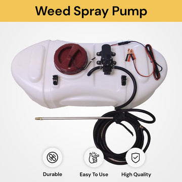 Weed Spray Pump - White - Efficient and Chemical-Free