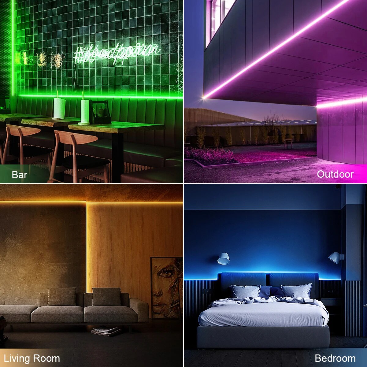 Wi-Fi Control Smart Led RGB Neon Waterproof Strips Prily