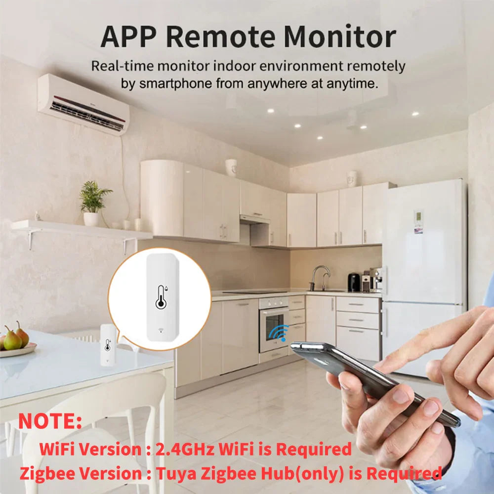 WiFi Smart Home Temperature Humidity Sensor Prily