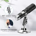 Wifi Digital Microscope 50X-1600X Magnification With Adjustable Stand for IOS & Android Prily