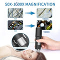 Wifi Digital Microscope 50X-1600X Magnification With Adjustable Stand for IOS & Android Prily