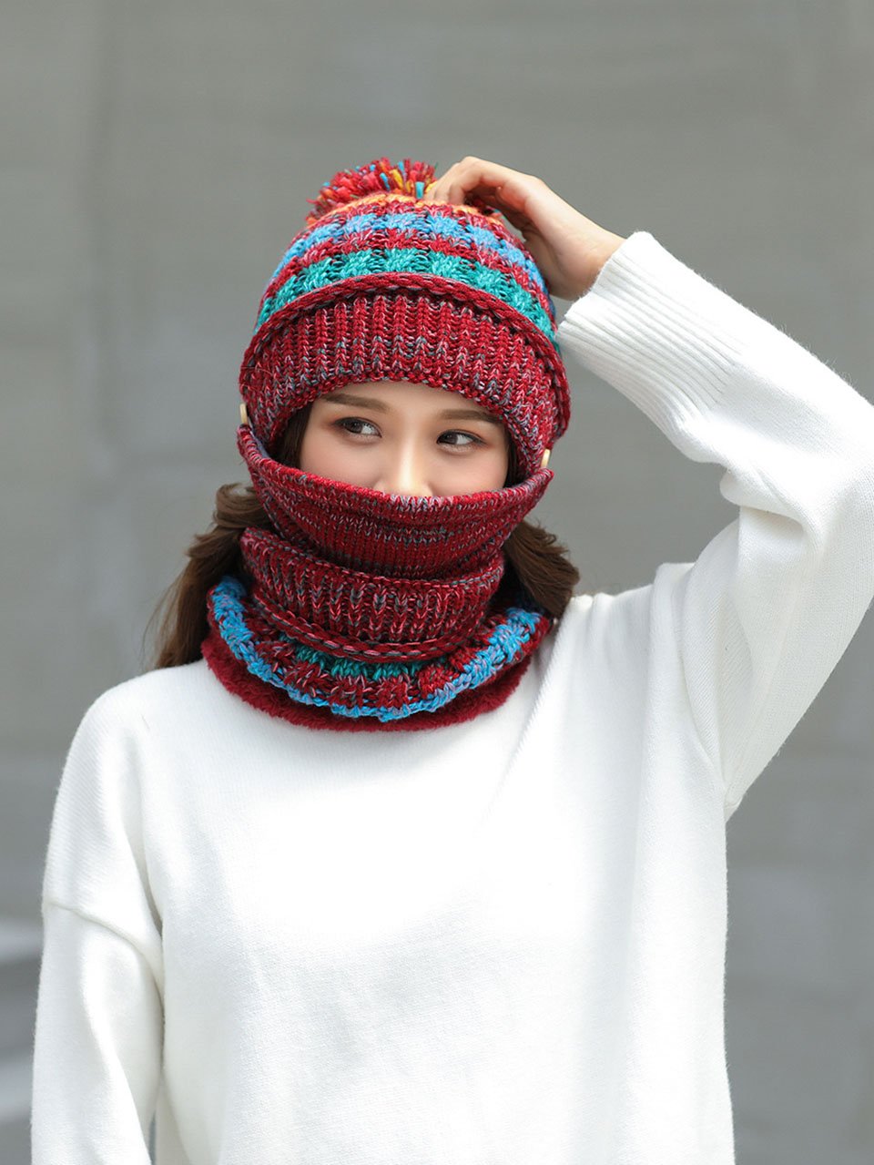 Winter Protection 3-in-1 Set (Mask,Hat,Scarf) Prily