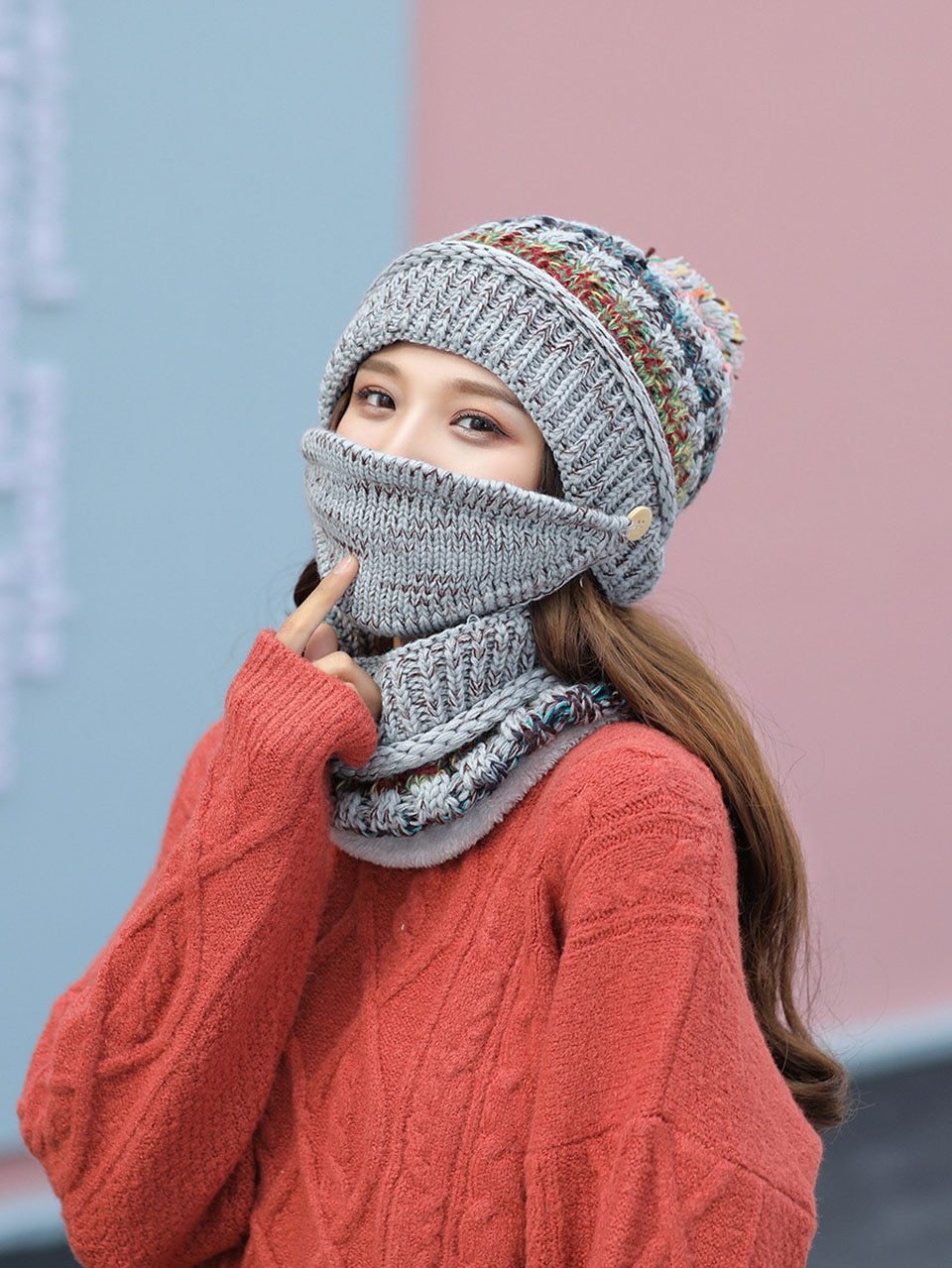 Winter Protection 3-in-1 Set (Mask,Hat,Scarf) Prily