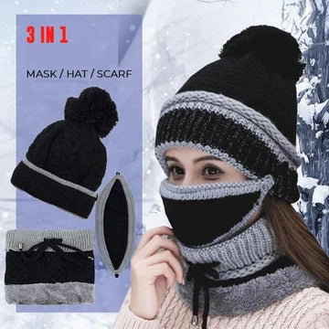 Winter Protection 3-in-1 Set (Mask,Hat,Scarf) Prily