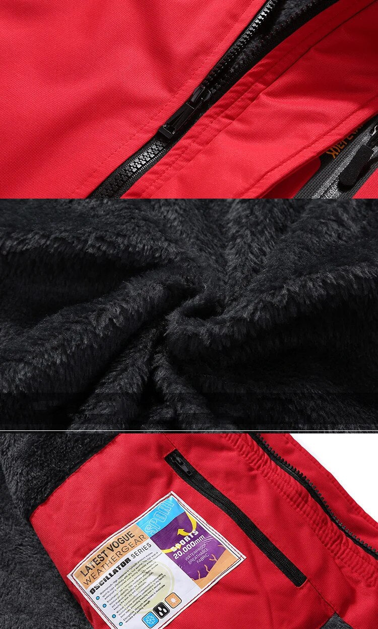 Winter Windproof & Waterproof Thick Fur Warm Parka Coats Prily