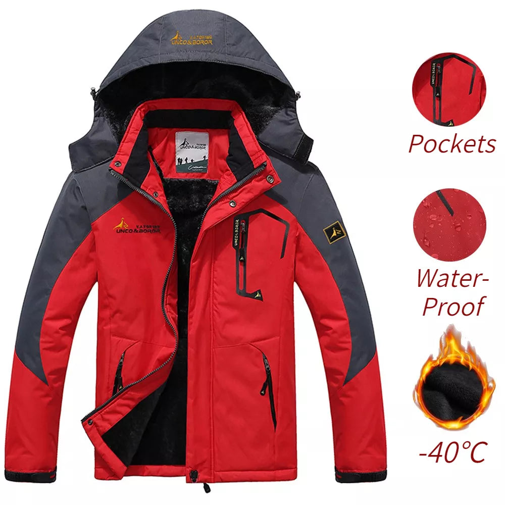 Winter Windproof & Waterproof Thick Fur Warm Parka Coats Prily