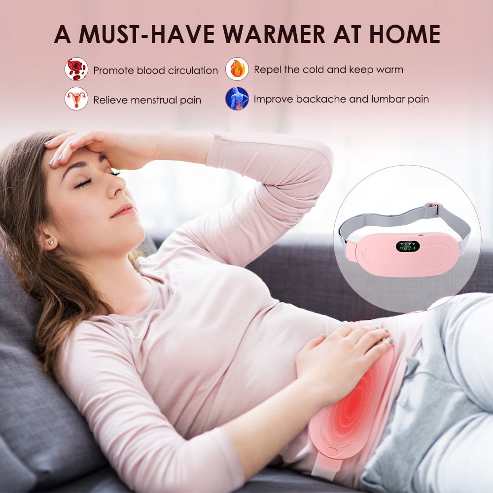 Wireless Electric Menstrual Pain Relief Warm Pad Prily