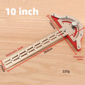 Woodwork Stainless Steel Edge Ruler / Precision Angle Protractor Prily