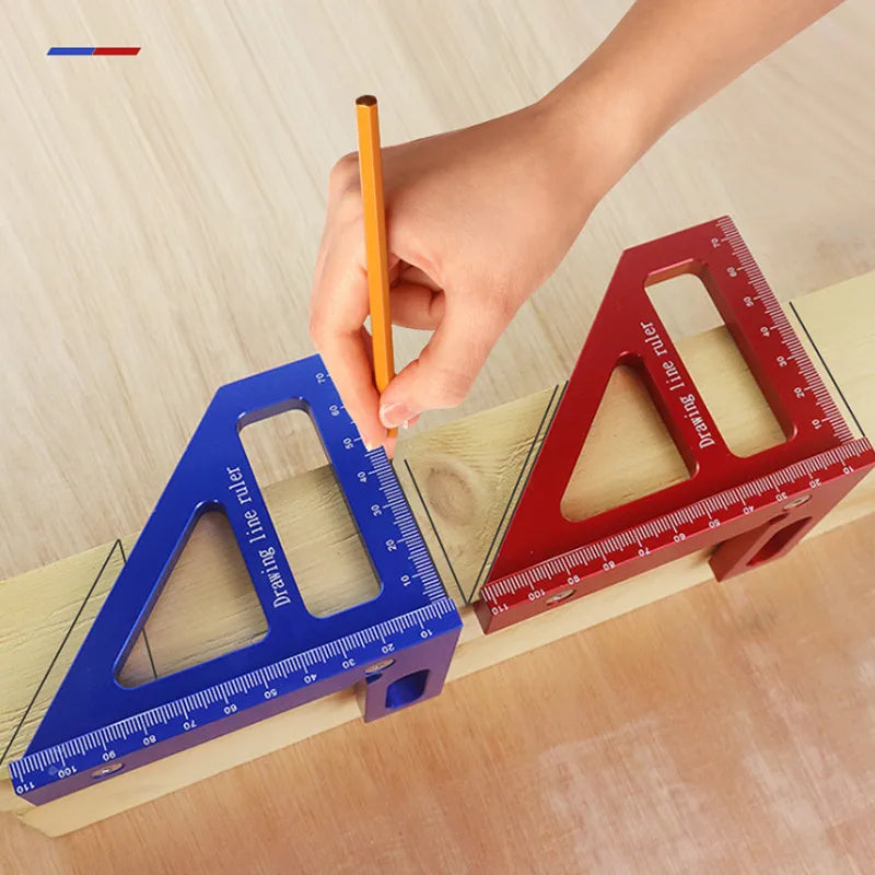 Woodworking 3D Multi Angle Measuring Carpenter Square Prily