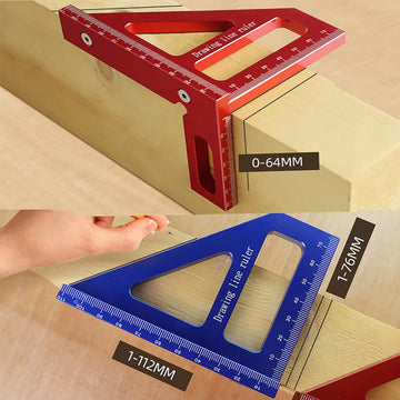 Woodworking 3D Multi Angle Measuring Carpenter Square Prily