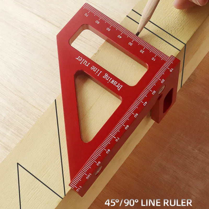 Woodworking 3D Multi Angle Measuring Carpenter Square Prily