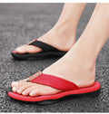 Woven Striped Lightweight Non-slip Comfortable Flip-flops Prily