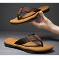 Woven Striped Lightweight Non-slip Comfortable Flip-flops Prily