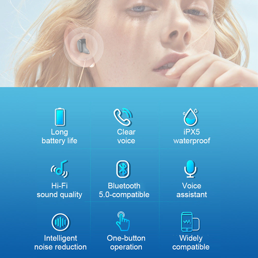 X6 Invisible Mini Hi-Fi Bluetooth Earphone Prily