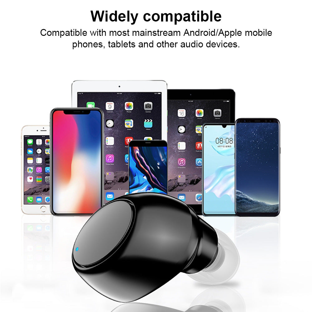 X6 Invisible Mini Hi-Fi Bluetooth Earphone Prily