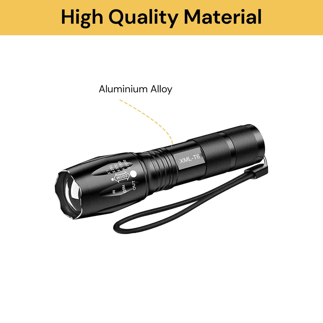 XML-T6 Ultra Bright Flashlight