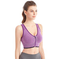 Zip Front Dynamic Sports Bra Prily