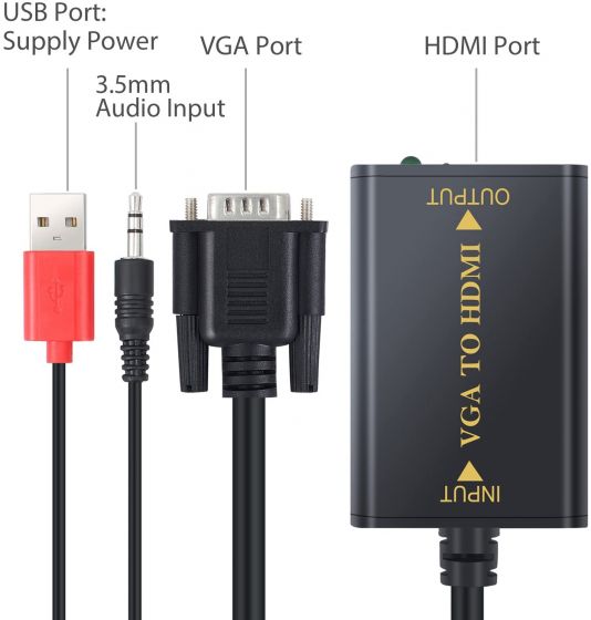 VGA to HDMI Converters