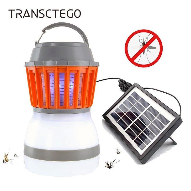 2-IN-1 Bug-Zapper and Lantern with Solar Panel