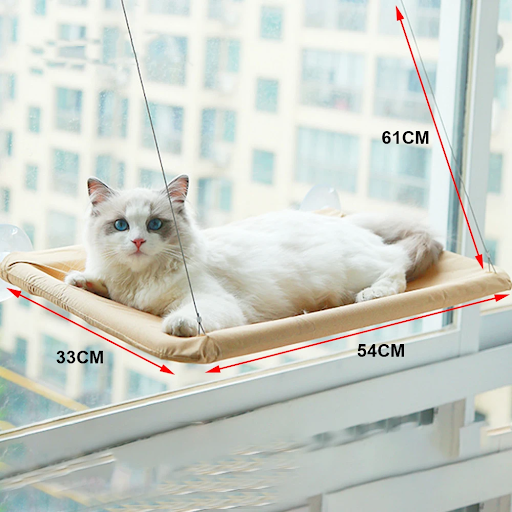 17.5 KG Cat Hanging Mat Shelf Seat Beds: with Durable Window Hammock