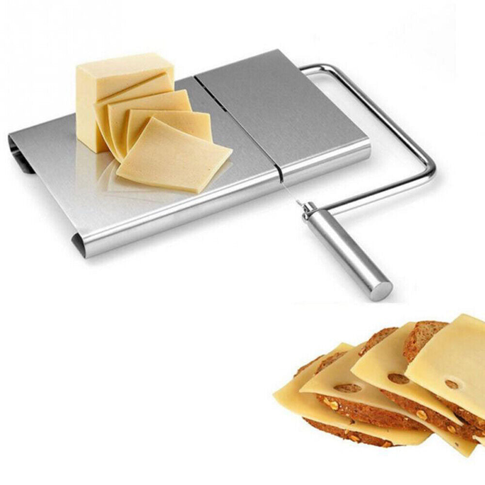 Cheese Slicer Cake Butter Cutter Wire Board Blade Stainless Steel Kitchen Tool