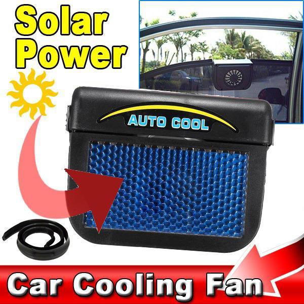 Solar-Powered Window-Mounted Automatic Car Cooler