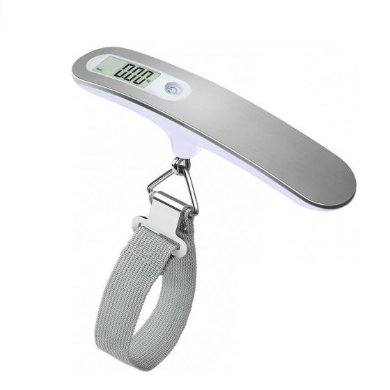 Portable Digital Luggage Scale, Electronic Suitcase Scale Hanging Scales Luggage Weighing Scale 50 Killogram