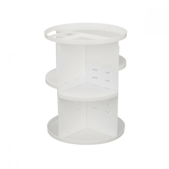 360 Degree Rotating dressing case Plastic Makeup Cosmetics Storage Box Skin Care Products Storage Rack