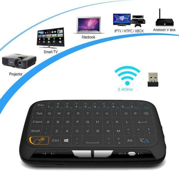 2-in-1 Wireless Multimedia Touchpad & Keyboard