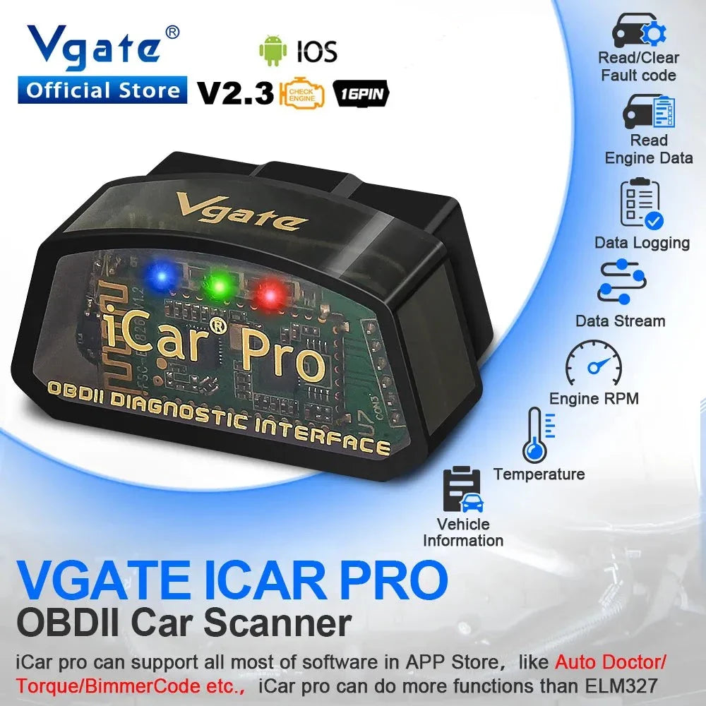 iCar Pro OBD2 Advanced Car Diagnostic Scanner for iphone & Android Prily