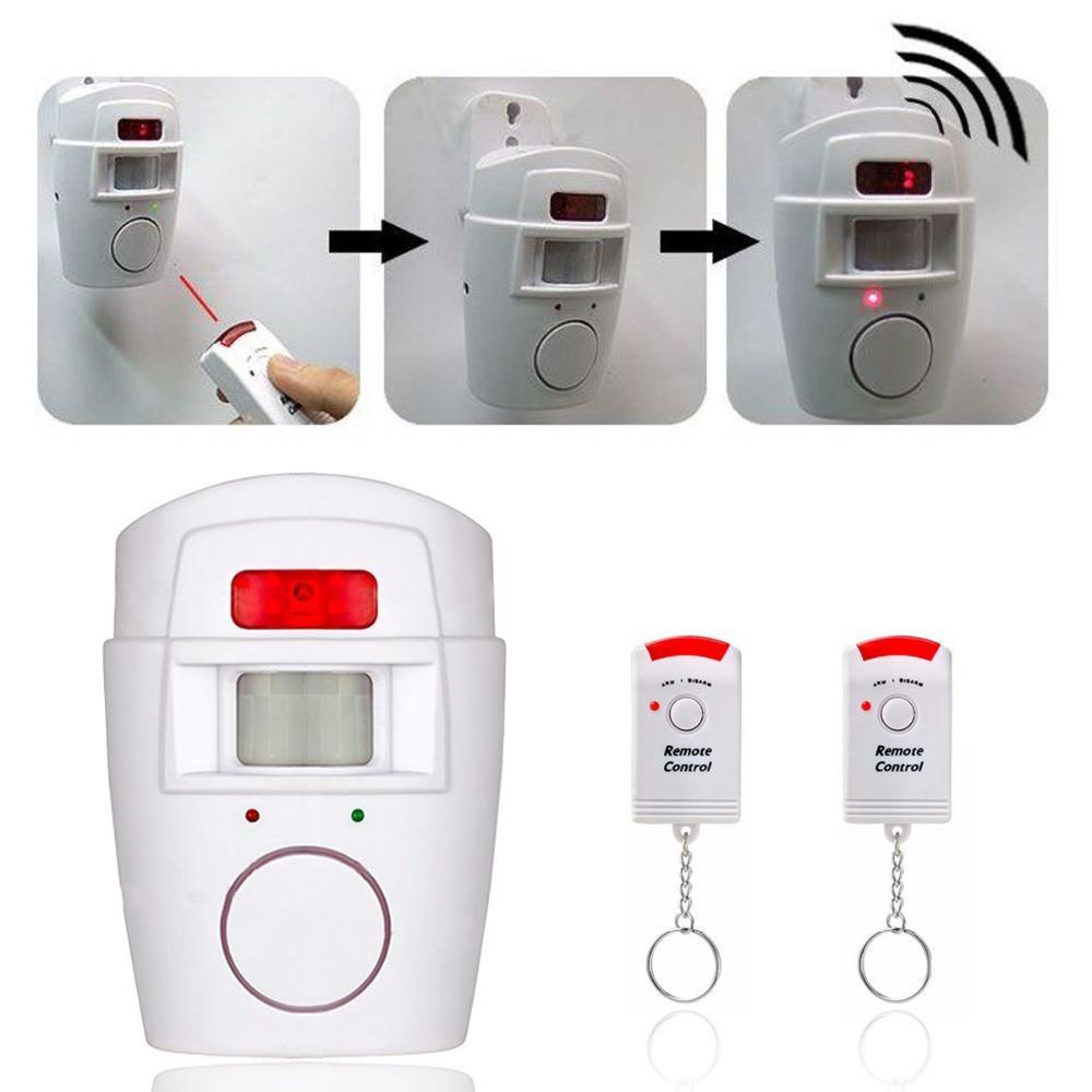 Wireless IR Motion Sensor Alarm Security System