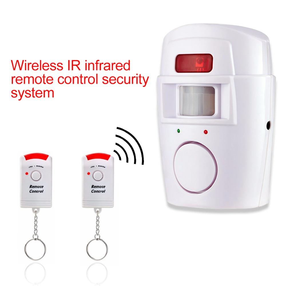 Wireless IR Motion Sensor Alarm Security System