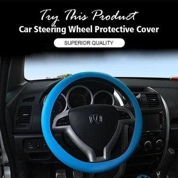 Universal Car Steering Wheel Protective Silicone Cover