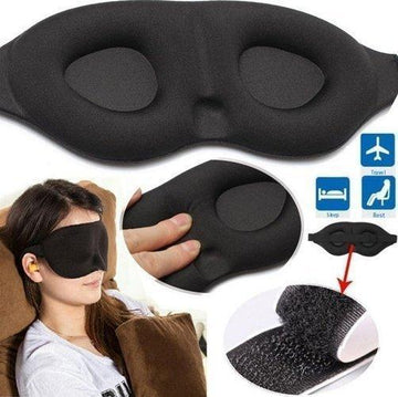 3D Memory Foam Sleeping Blindfold (2pcs)