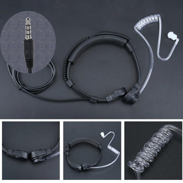 3.5mm jack Tactical Smart Phone Throat Mic