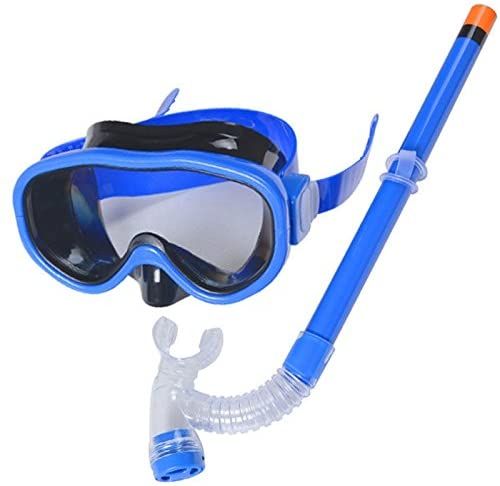 Children Swimming Glasses With Snorkel Underwater Sports Boys Girls Kids Diving Glass