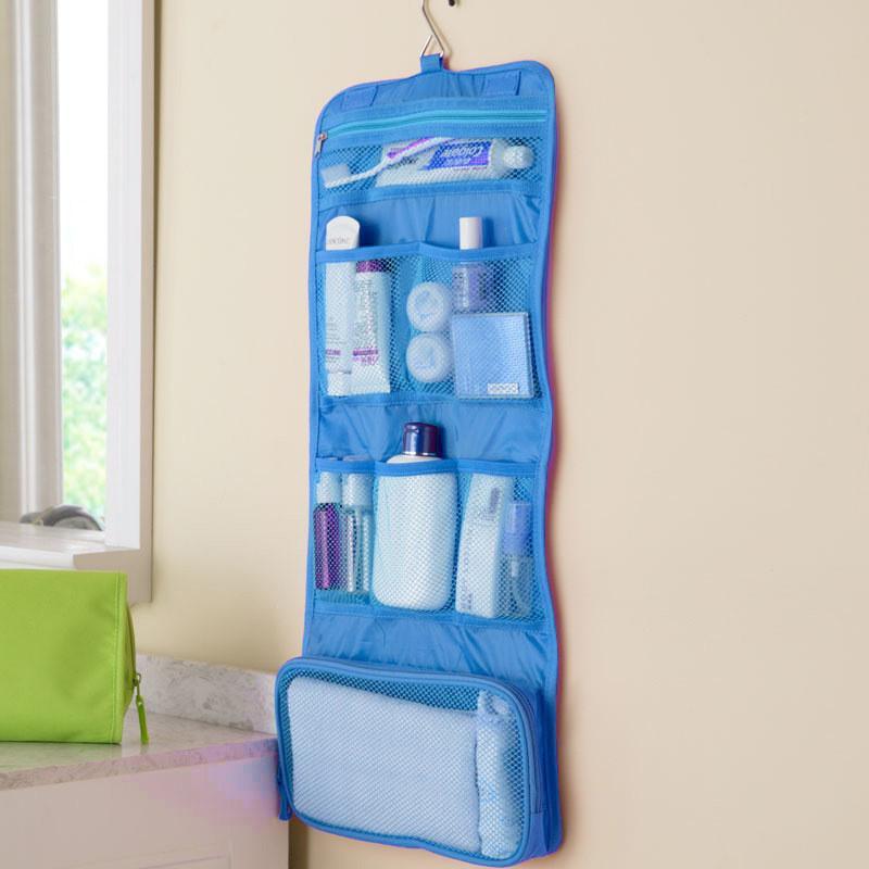 Travel Toiletry Folding Hanging Organizer