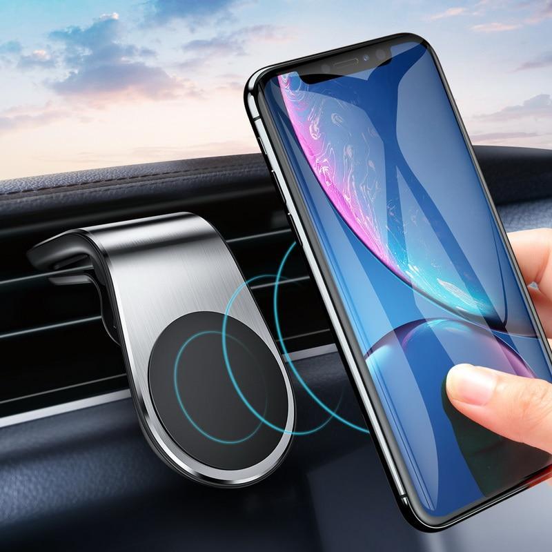 Magnetic Phone Holder with Car Air-Vent Clip