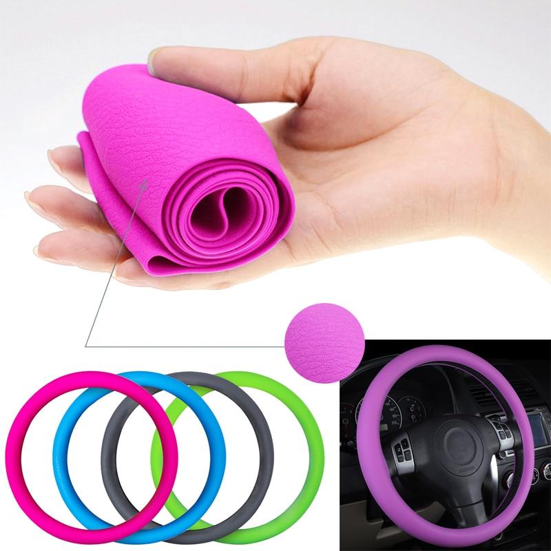 Universal Car Steering Wheel Protective Silicone Cover