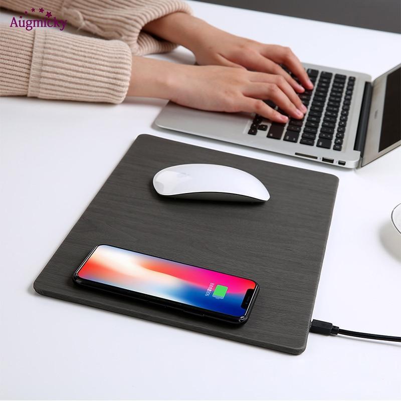 2 in 1 Qi Wireless Charging Mouse Pad