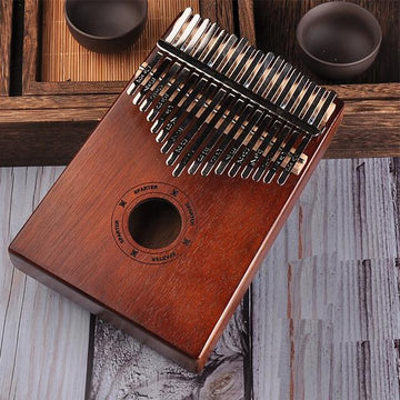 17 Keys Mahogany Kalimba Musical Instrument