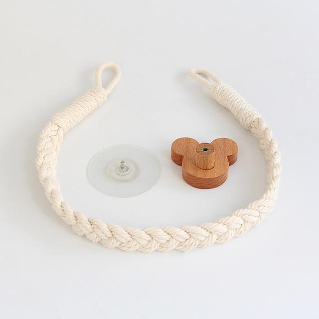 Multipurpose Vintage Bathroom Stick-On Hanging Rope